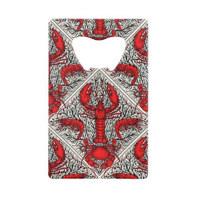 Crustacean in red, black and ivory (Front)