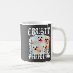 Crusty White Dog Funny For Men Women  Coffee Mug