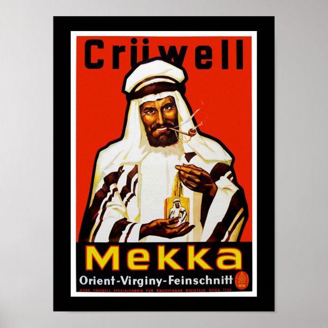 Cruwell Mekka Tobacco Poster (Front)