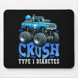 Cruype 1 Diabetes Awareness T1d Diabetic Monster T Mouse Pad