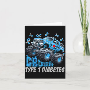 Cruype 1 Diabetes Awareness T1d Warrior Monster Tr Card