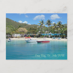 Cruz Bay, St. John USVI Postcard