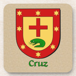 Cruz Family Shield Coaster