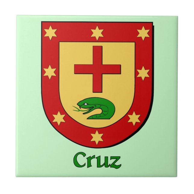 Cruz Family Shield Tile (Front)