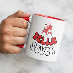 Crveno Beli Delije Sever Navijaci Crvene Zvezde  Mug
