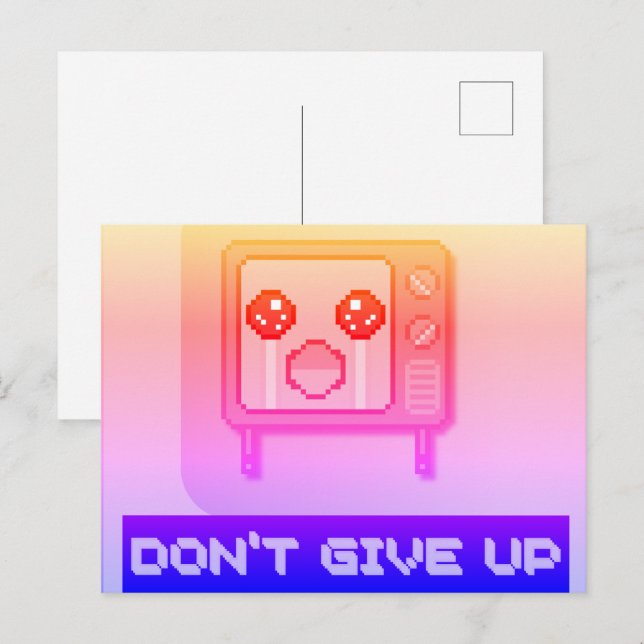 Cry and sorry postcard (Front/Back)