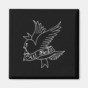 Cry Baby Tattoo Aesthetic Crybaby Bird Magnet