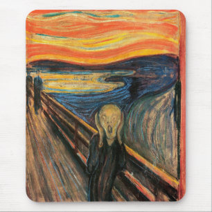 Cry, Edvard Munch Mouse Pad