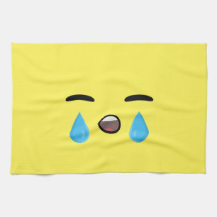 Cry Emoji Tea Towel