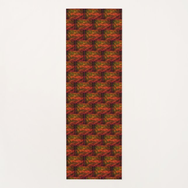 Cry Here Black/Among Roots, Yoga Mat (Front)