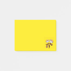 Crying Baby Yellow FaceFancy Yellow Post-it Notes