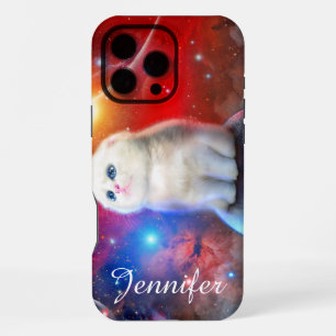 Crying cat in space                                iPhone 16 pro max case