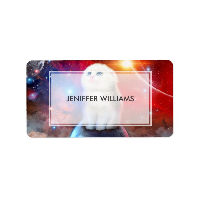 Crying cat in space                                label (Front)