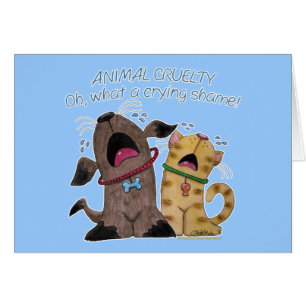 Crying Dog and Cat –What a Crying Shame