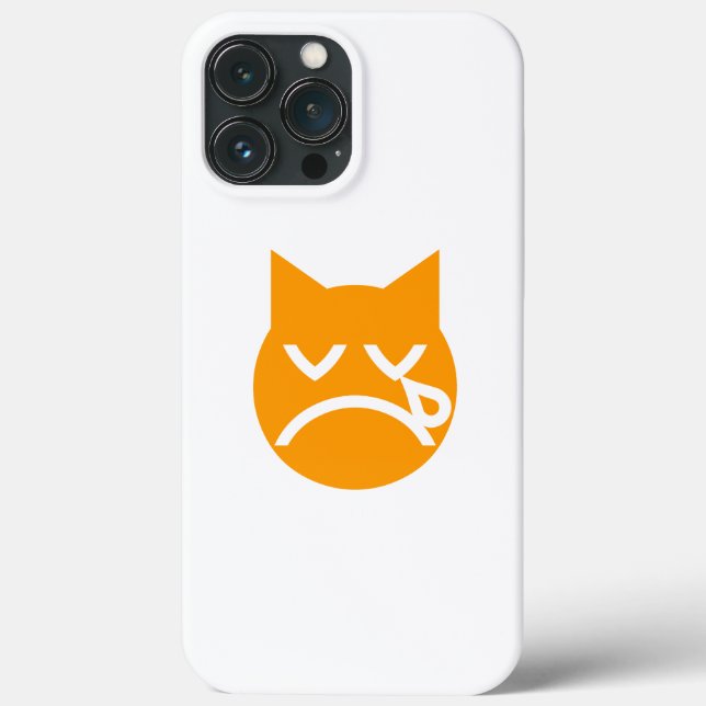 Crying Emoji Cat Case-Mate iPhone Case (Back)