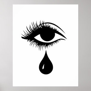 Crying Graffiti Poster
