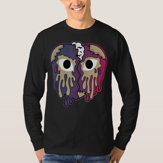 Crying Heart Match Sneaker Match Tees Dripping Sho (Front)