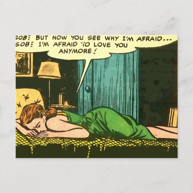 Crying In My Bedroom Postcard (Front)