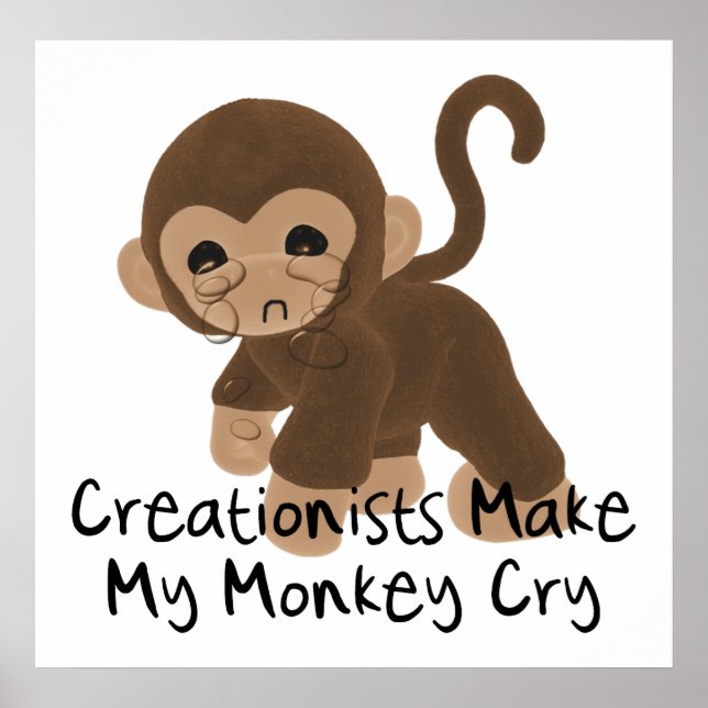 Crying Monkey Poster (Front)