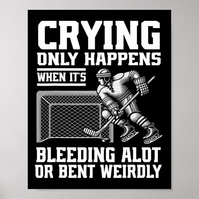 Crying Only Happens When It's Bleeding Alot Or Ben Poster (Front)