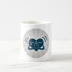Crying Prayer Heart Minimal Spiritual Coffee Mug