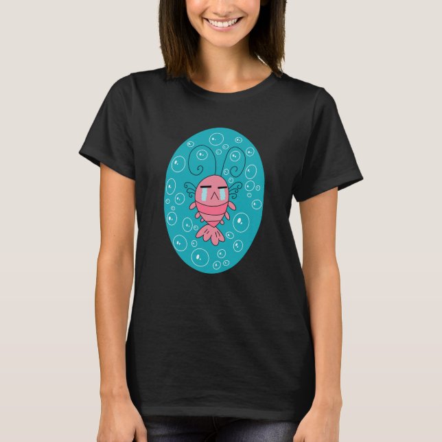 Crying Shrimp Womens Shirt (Front)