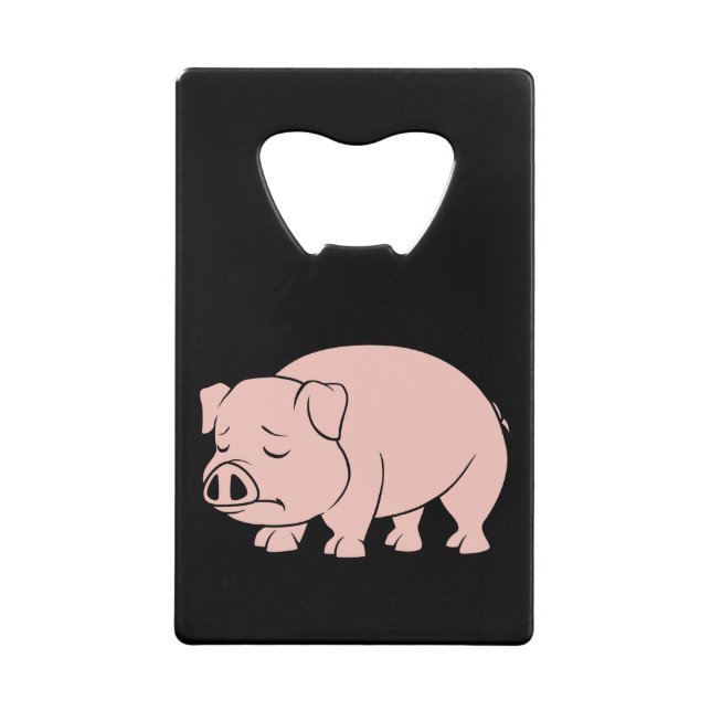 Crying Weeping Pink Piglet National Pig Day Plates (Front)