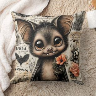 Crypt Charm: The Bloom Beneath the Moon Cushion