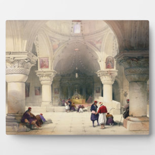 Crypt of the Holy Sepulchre, Jerusalem, plate 20 f Plaque