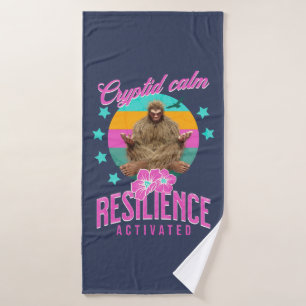Cryptid Calm Resilience Activated Bigfoot Bath Towel