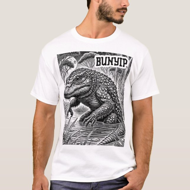 Cryptid Conspiracy - Bunyip T-Shirt (Front)