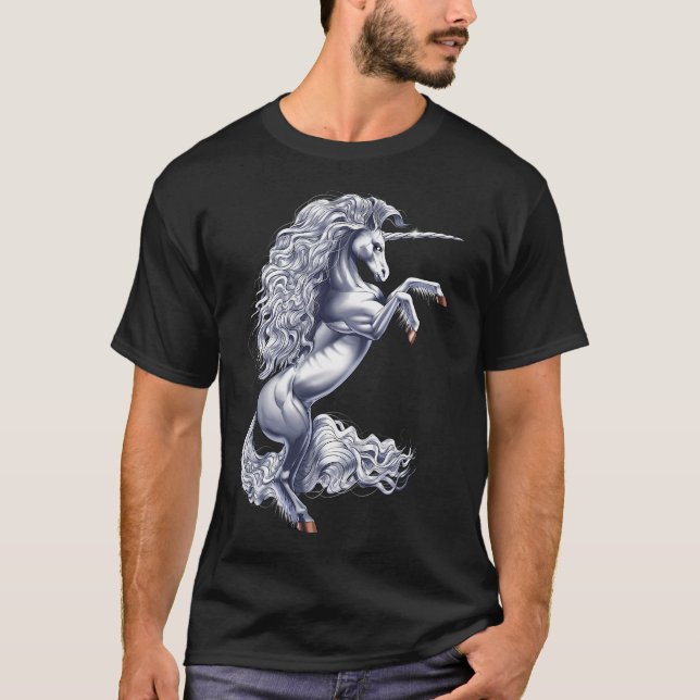 Cryptid Creature Unicorn T-Shirt (Front)