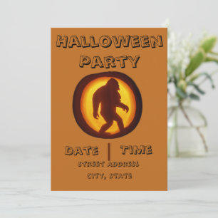 Cryptid Halloween Party— Join the Monster Mayhem Invitation