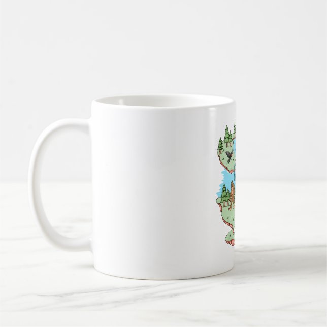 Cryptid Island  Coffee Mug (Left)