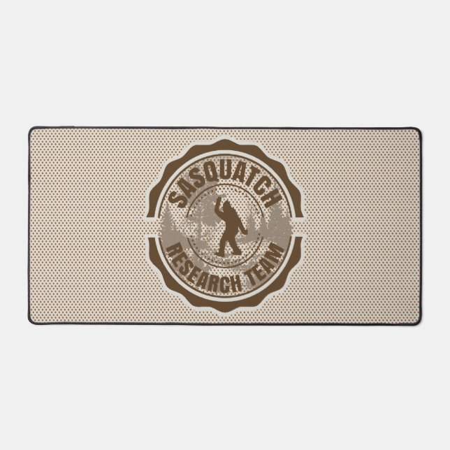 Cryptid Sasquatch Research Team Desk Mat (Front)