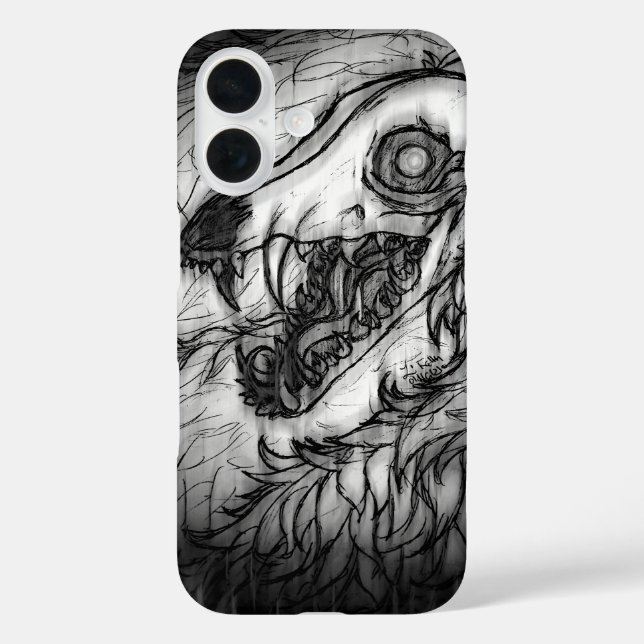 Cryptid: Snow Wasset Sketch  Case-Mate iPhone Case (Back)