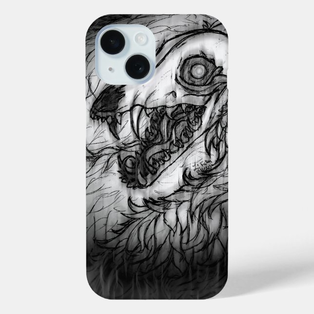 Cryptid: Snow Wasset Sketch  Case-Mate iPhone Case (Back)