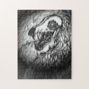Cryptid: Snow Wasset Sketch Jigsaw Puzzle