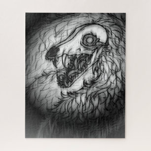Cryptid: Snow Wasset Sketch Jigsaw Puzzle