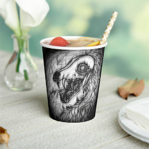 Cryptid: Snow Wasset Sketch Paper Cups