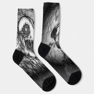 Cryptid: Snow Wasset Sketch Socks
