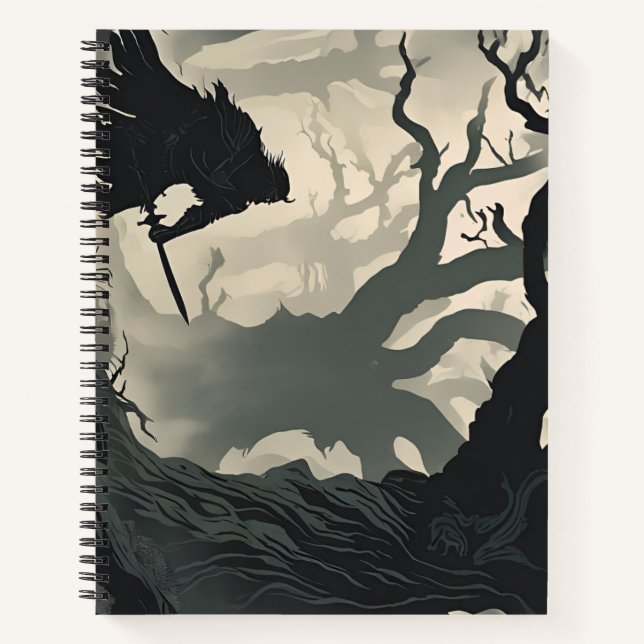 Cryptid's forest  notebook (Front)