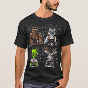 Cryptids Mugshot T-Shirt