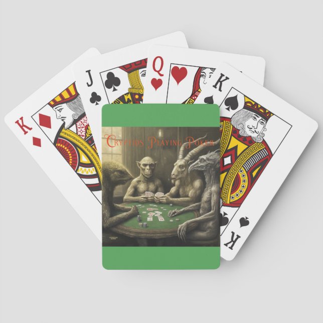 Cryptids Playing  Cards (Back)