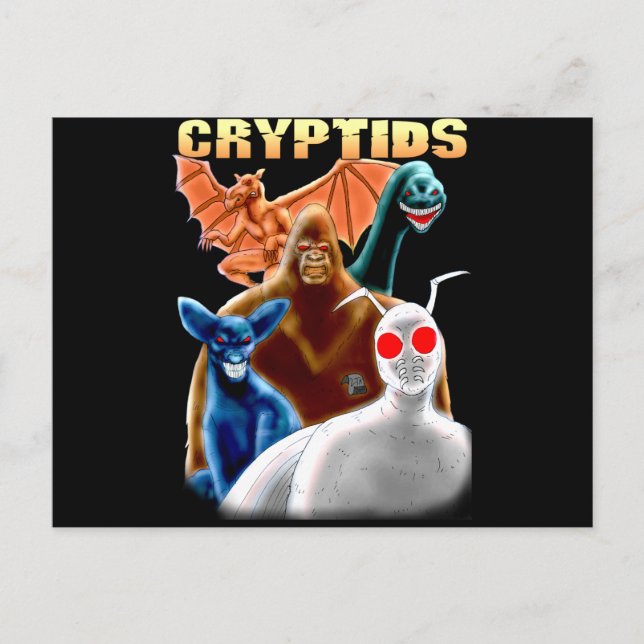 Cryptids Postcard (Front)