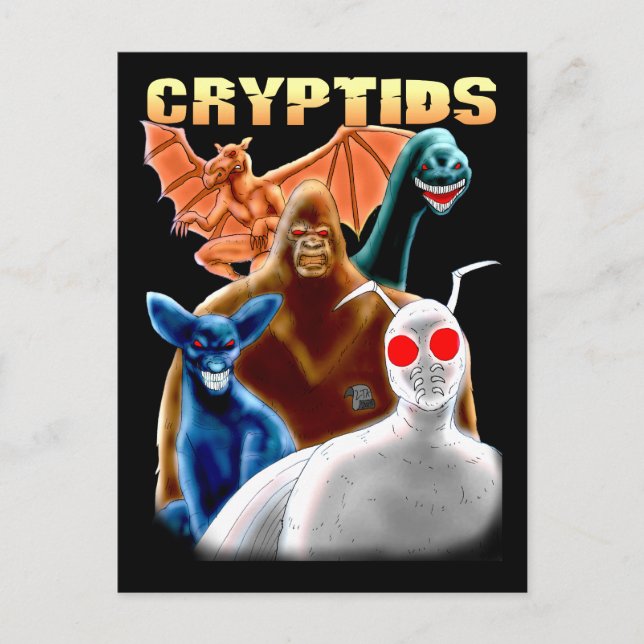 Cryptids Postcard (Front)