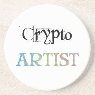 Crypto Artist Light Coaster