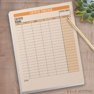 Crypto Asset Tracker with Coin Balance, Transfer Notepad