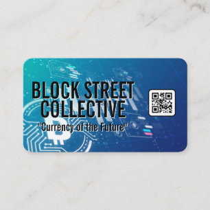 Crypto Block Chain Tech Business Card