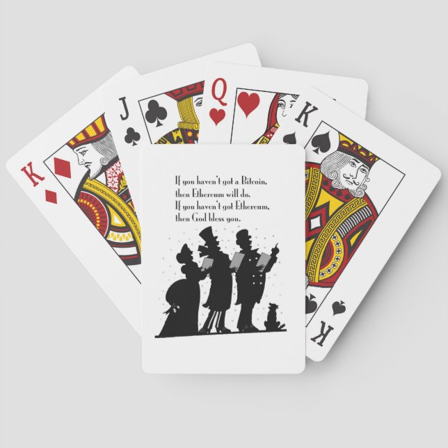 Crypto Christmas Carol Playing Cards (Back)